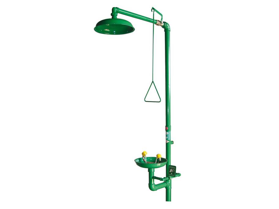 Ecosafe Combination Shower - Wall Mounted for Indoor Use Double Hand Operating, ABS bowl - MSE Supplies LLC