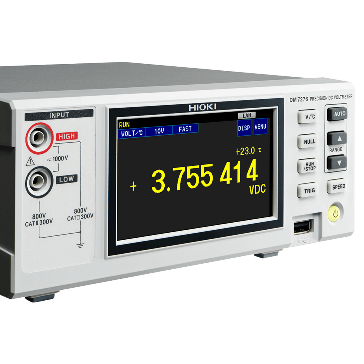 Hioki Precision DC Voltmeter DM7276 - Battery Equipment - Hioki USA - MSE Supplies