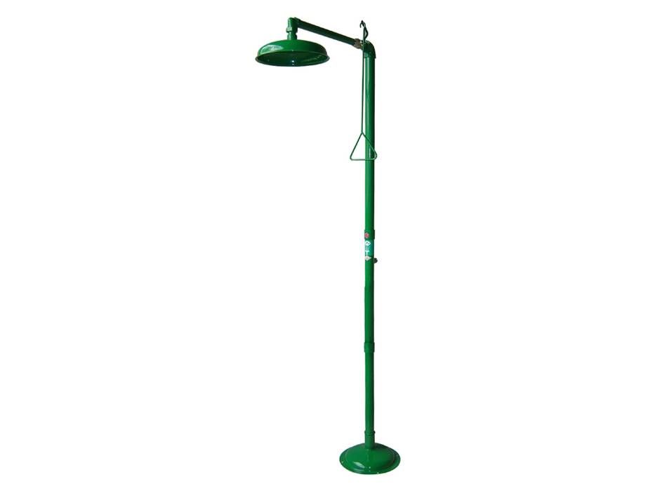 Ecosafe Safety Shower for Indoor Use Pedestal Mounted, Hand Operating - MSE Supplies LLC