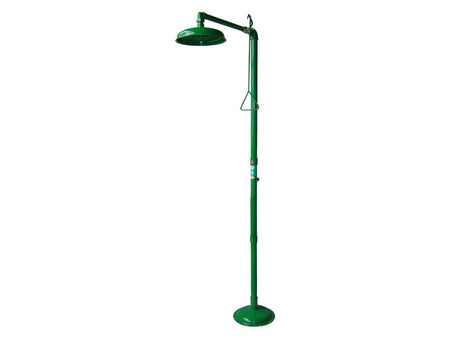 Ecosafe Safety Shower for Indoor Use Pedestal Mounted, Hand Operating - MSE Supplies LLC