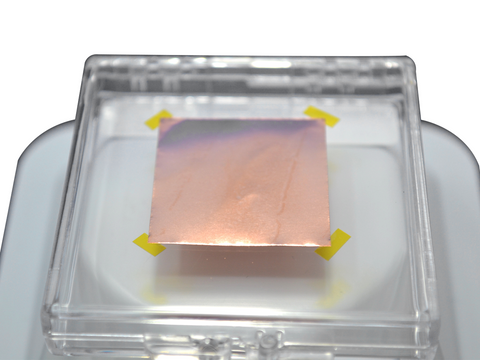 MSE PRO 100mm x 100mm Monolayer Graphene Film on Cu Foil with PMMA Coating