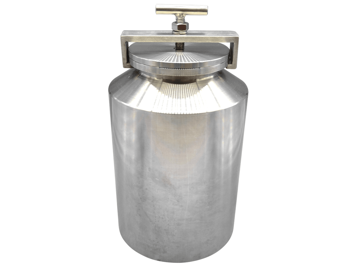 MSE PRO 5L (5,000ml) Stainless Steel Roller Mill Jar - 304 or 316 Grade, Milling Jars, MSE Supplies LLC, MSE Supplies