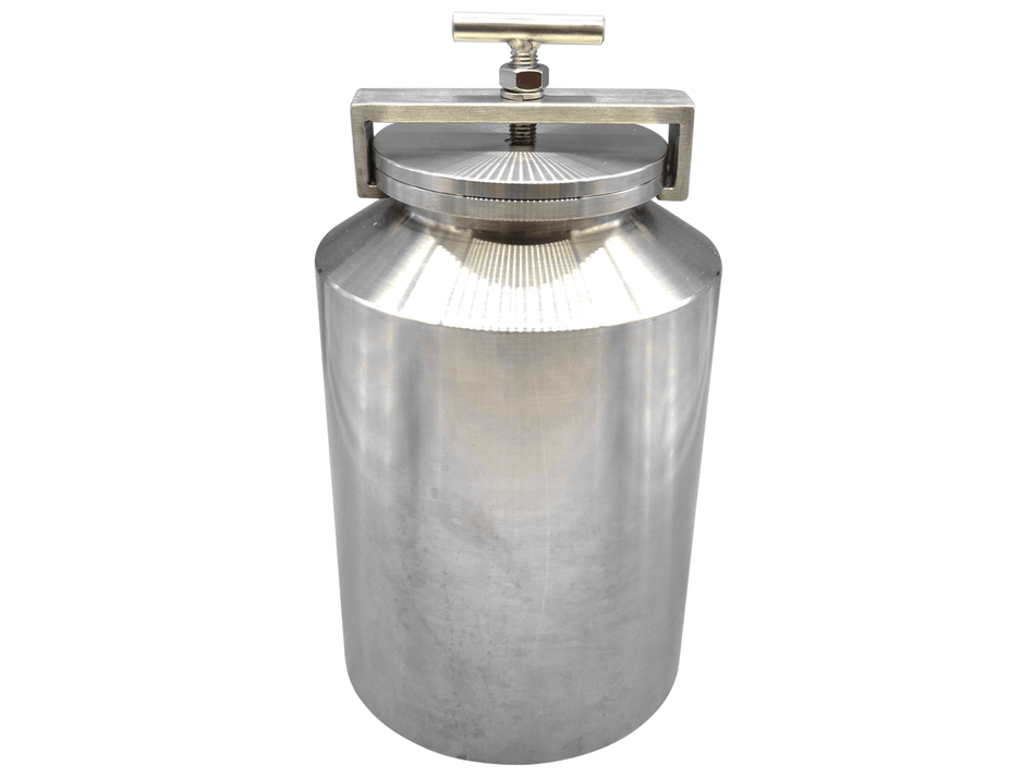 MSE PRO 5L (5,000ml) Stainless Steel Roller Mill Jar - 304 or 316 Grade, Milling Jars, MSE Supplies LLC, MSE Supplies