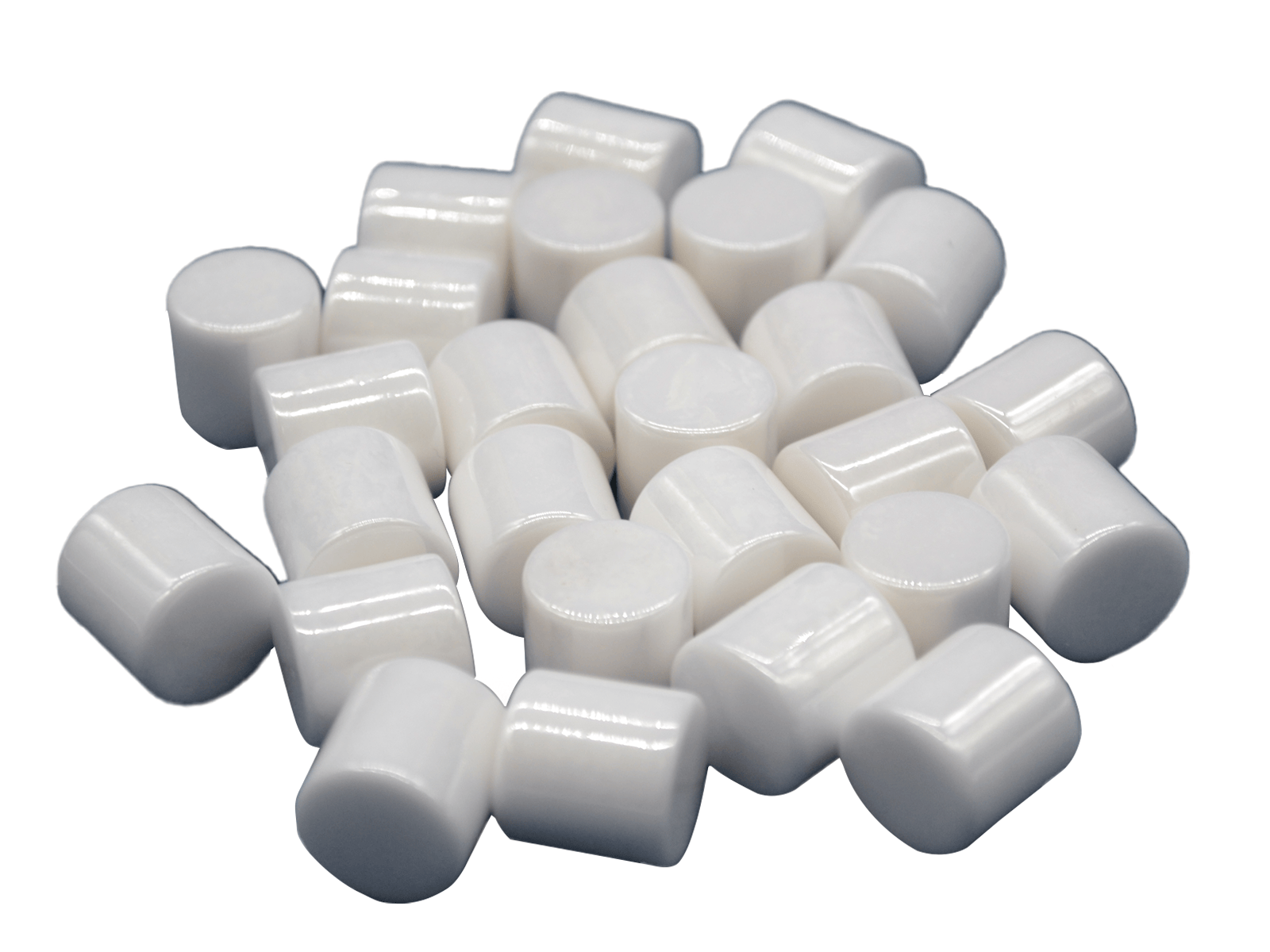 MSE PRO 15 mm Cylindrical Premium Yttria Stabilized Zirconia YSZ Milling Media, 1 kg, Milling Media, MSE Supplies LLC, MSE Supplies