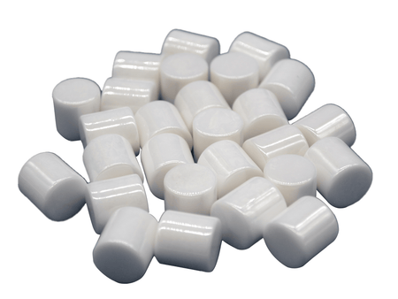MSE PRO 15 mm Cylindrical Premium Yttria Stabilized Zirconia YSZ Milling Media, 1 kg, Milling Media, MSE Supplies LLC, MSE Supplies