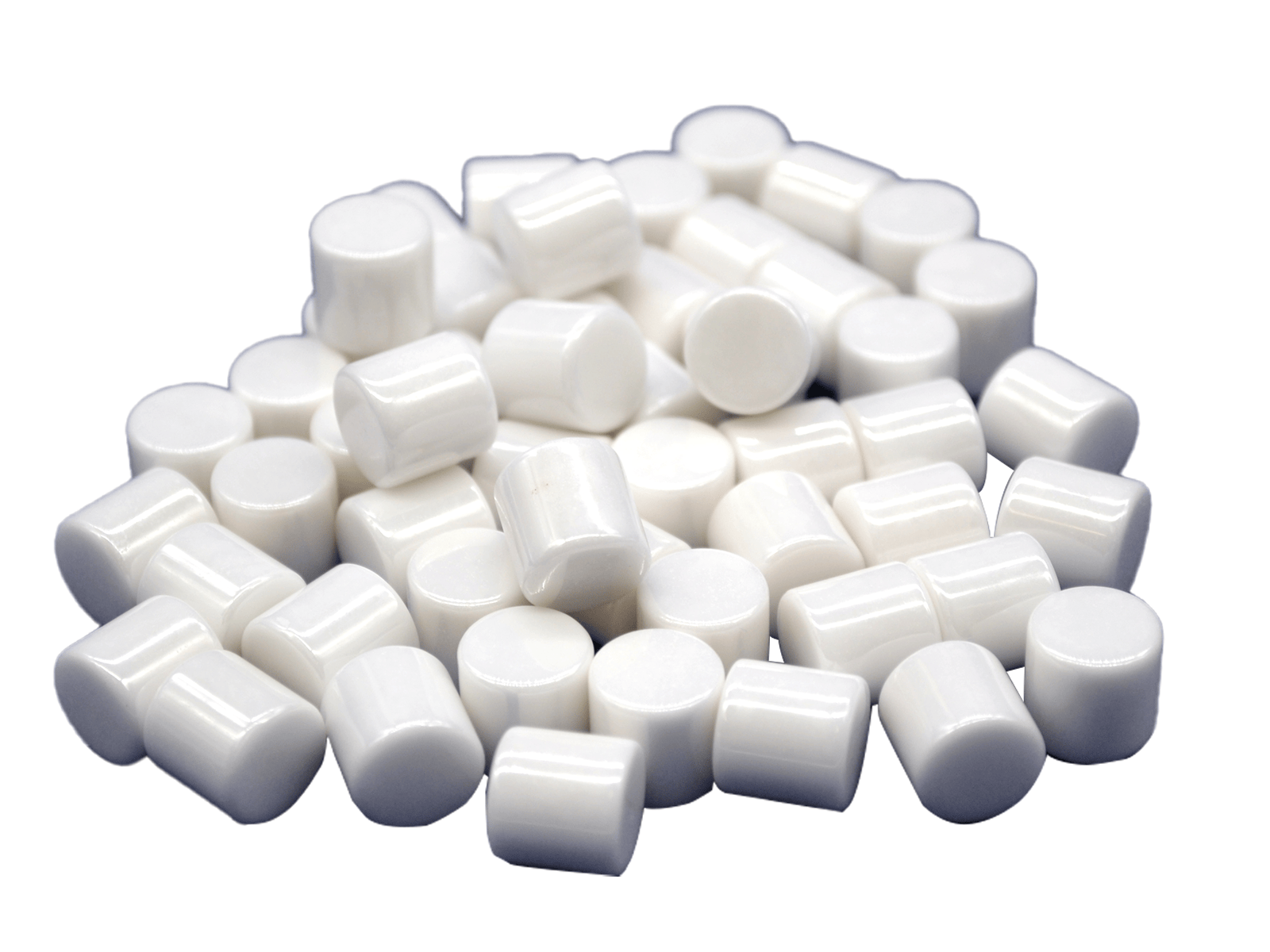 MSE PRO 10 mm Cylindrical Premium Yttria Stabilized Zirconia YSZ Milling Media, 1 kg, Milling Media, MSE Supplies LLC, MSE Supplies