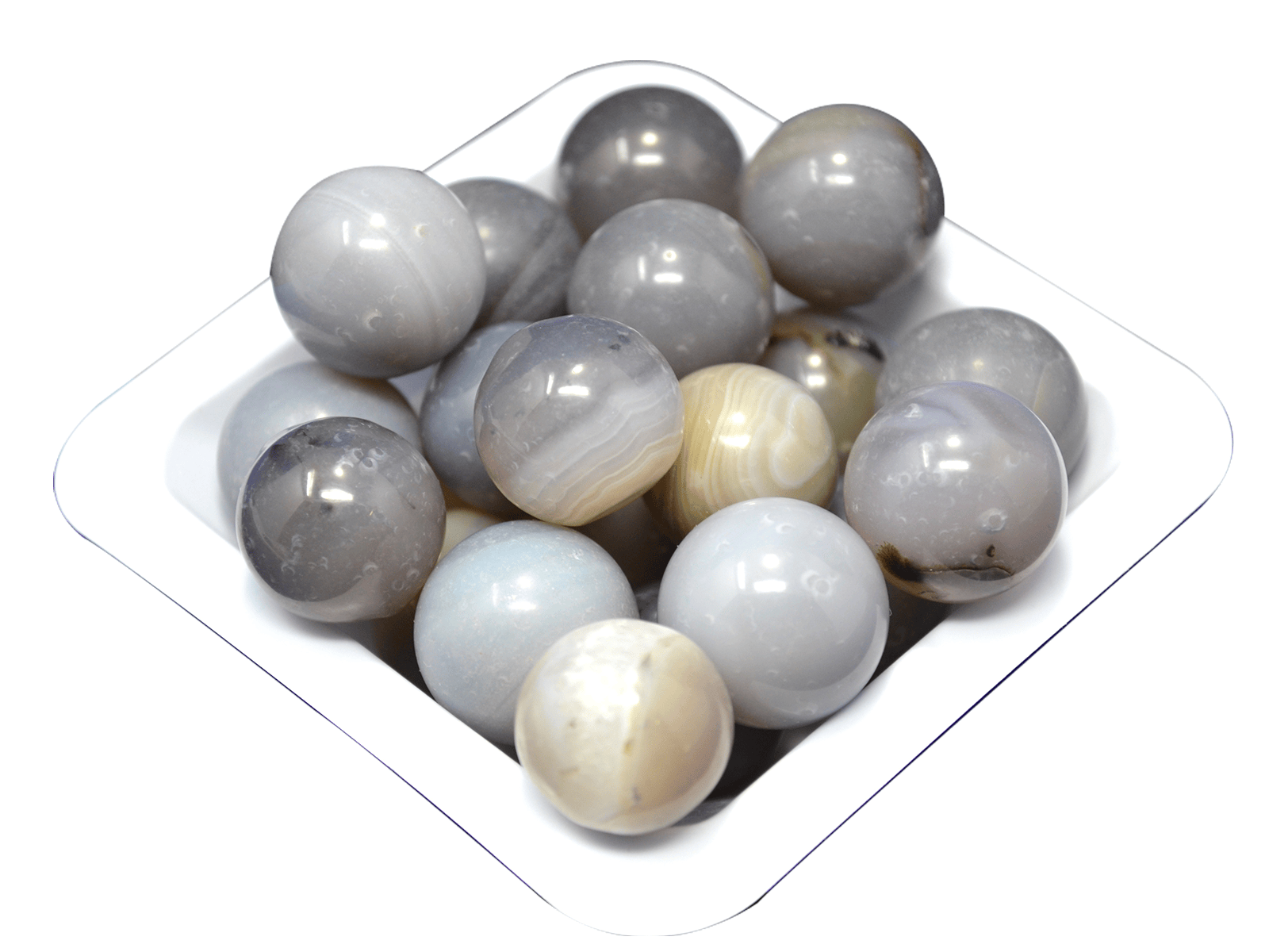 MSE PRO 20 mm Agate Milling Media Balls, 1 kg, Milling Media, MSE Supplies LLC, MSE Supplies