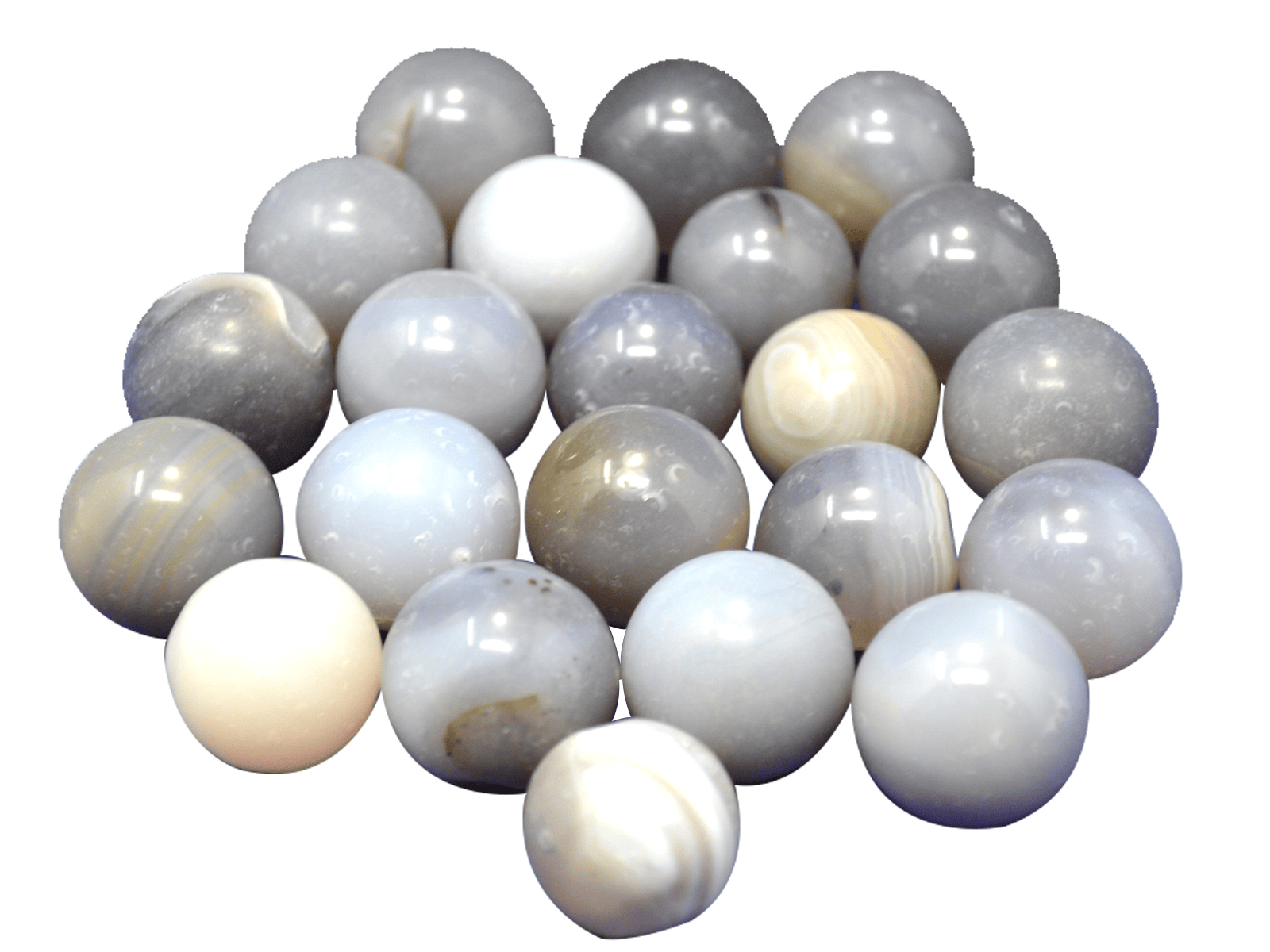 MSE PRO 20 mm Agate Milling Media Balls, 1 kg, Milling Media, MSE Supplies LLC, MSE Supplies