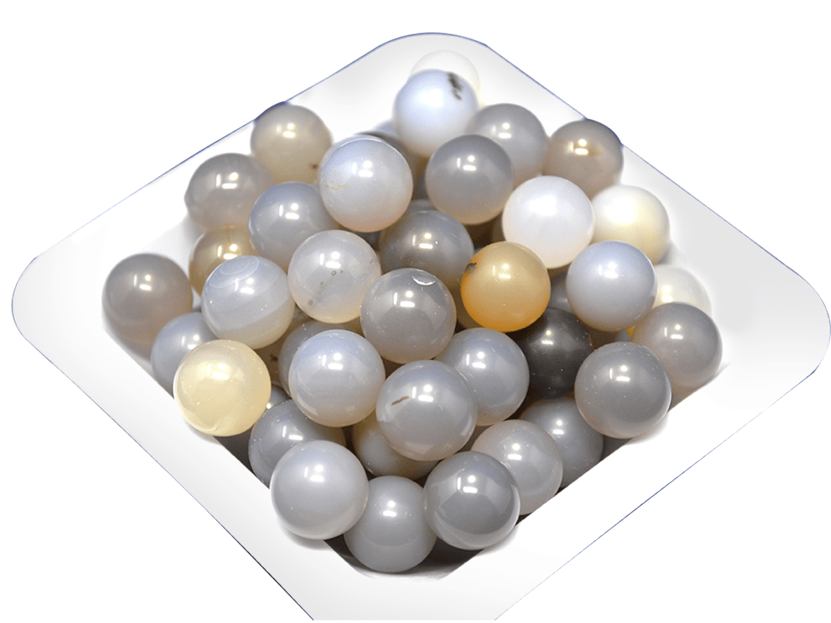 MSE PRO 12 mm Agate Milling Media Balls, 1 kg, Milling Media, MSE Supplies LLC, MSE Supplies
