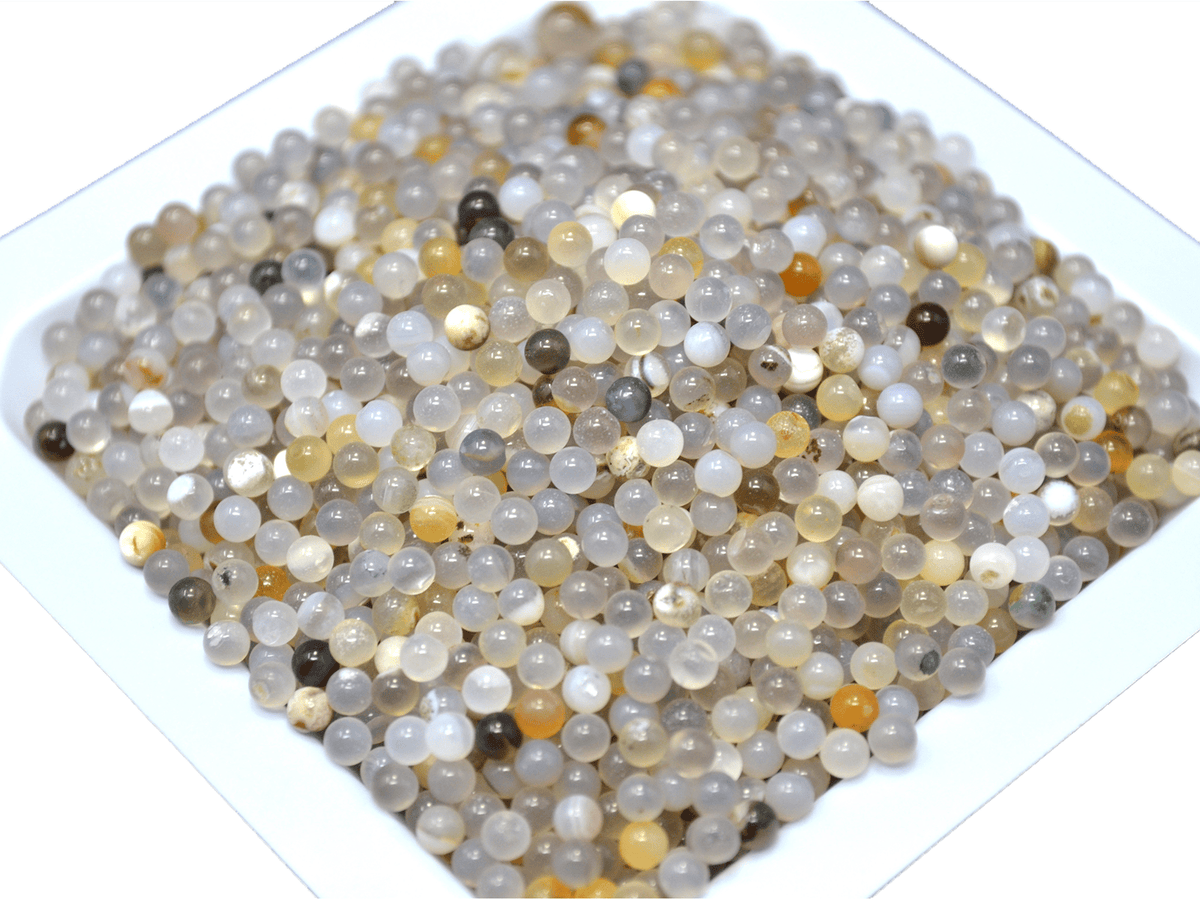 MSE PRO 3 mm Agate Milling Media Balls, 1 kg, Milling Media, MSE Supplies LLC, MSE Supplies