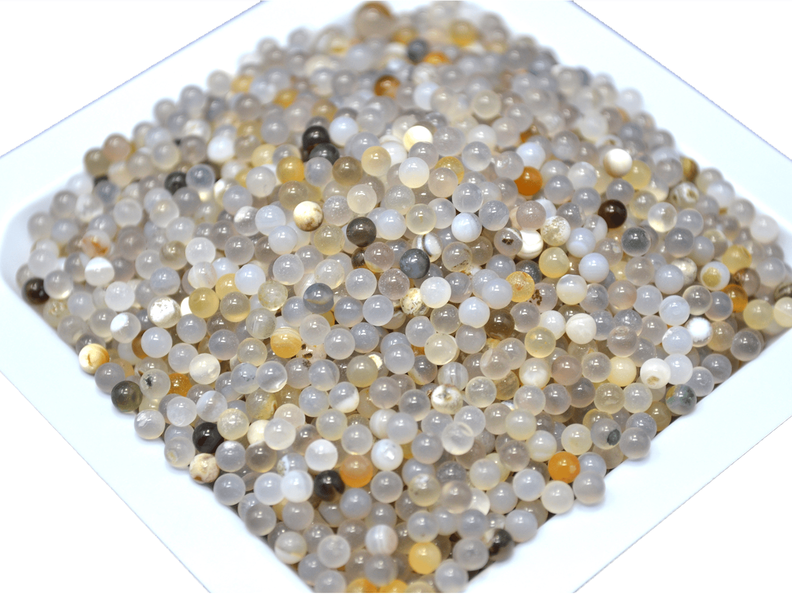 MSE PRO 3 mm Agate Milling Media Balls, 1 kg, Milling Media, MSE Supplies LLC, MSE Supplies