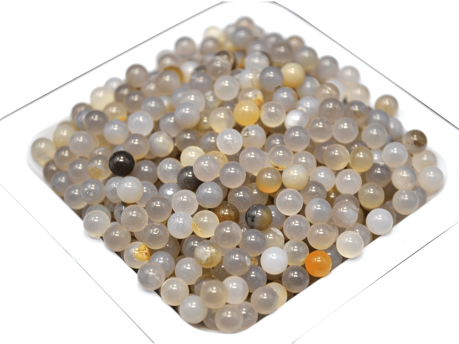 MSE PRO 5 mm Agate Milling Media Balls, 1 kg, Milling Media, MSE Supplies LLC, MSE Supplies