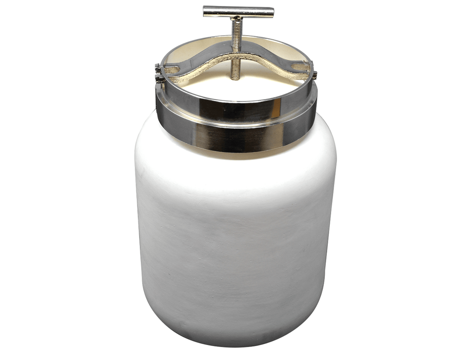 MSE PRO 5L (5,000 ml) 99% High Alumina Ceramic Roller Mill Jar, Milling Jars, MSE Supplies LLC, MSE Supplies