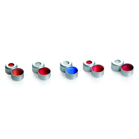 WHEATON® µL MicroLiter® 8 mm Crimp Seals, PTFE / Silicone / PTFE, LC and GC - Bio Lab Consumables - DWK Life Sciences - MSE Supplies