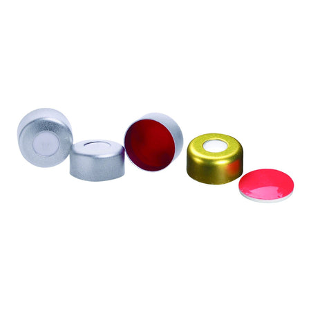WHEATON® µL MicroLiter® 11 mm Crimp Seals With Septa, PTFE/Silicone - Bio Lab Consumables - DWK Life Sciences - MSE Supplies