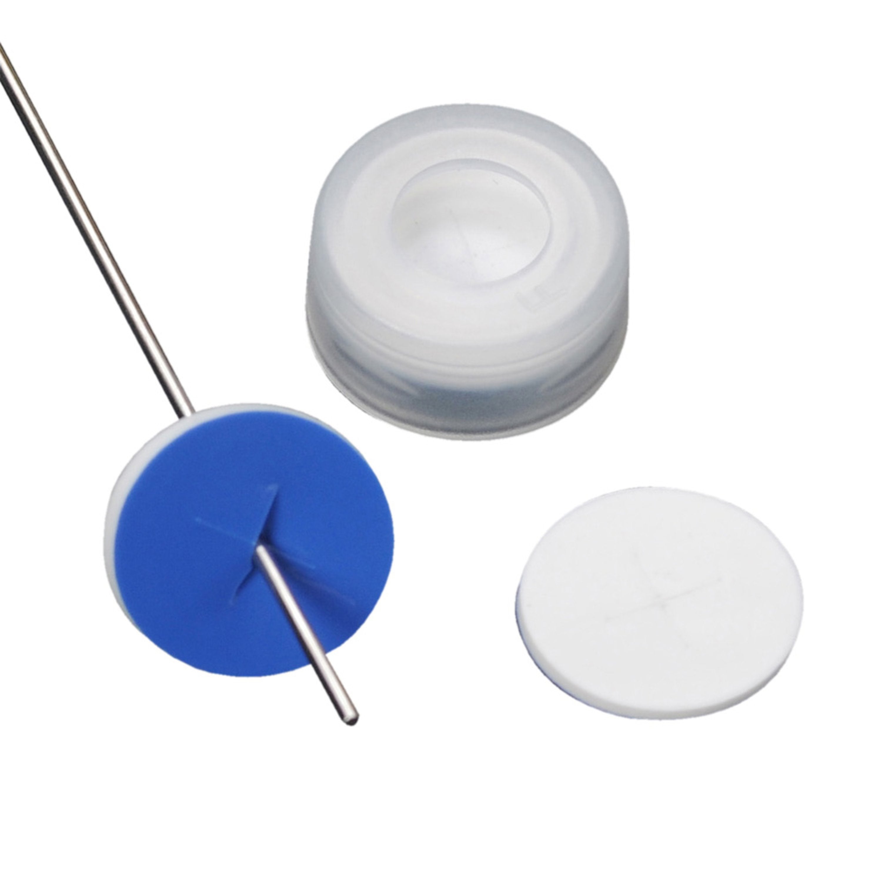 WHEATON® µL MicroLiter® 11 mm Snap Cap With Septa, Pre-Cut, PTFE / Silicone Septa - Bio Lab Consumables - DWK Life Sciences - MSE Supplies