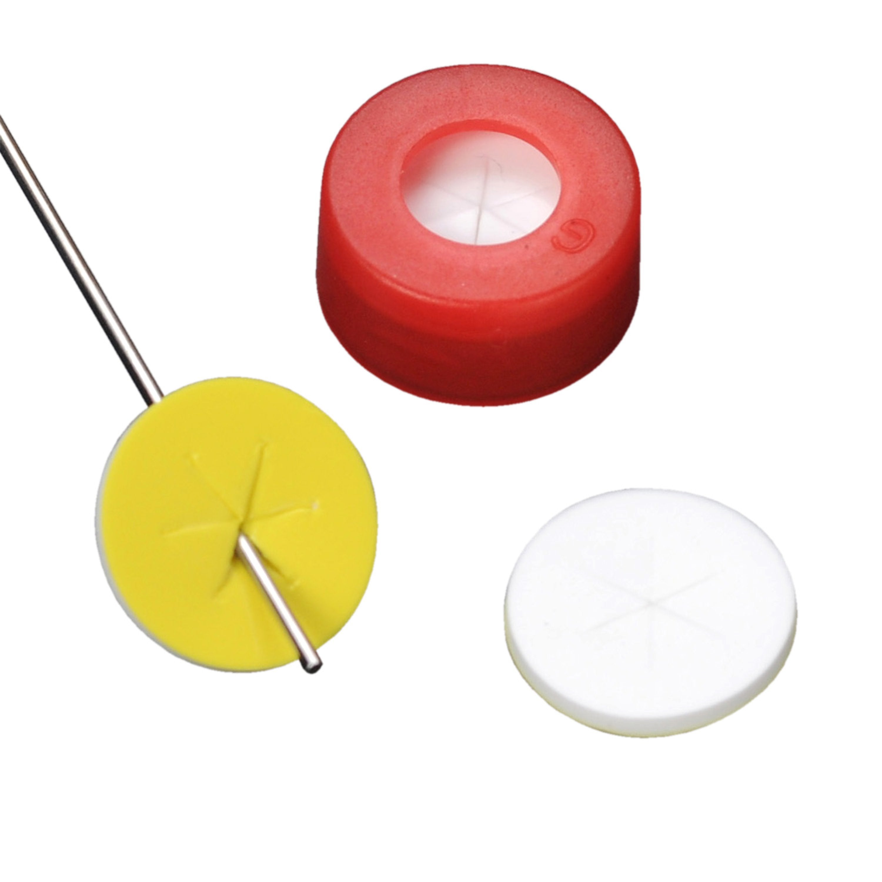 WHEATON® µL MicroLiter® 11 mm Snap Cap With Septa, Starburst Scored - Bio Lab Consumables - DWK Life Sciences - MSE Supplies