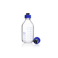 DURAN® HPLC Bottle, GL 45, Clear, with HPLC Screw Cap, 4 Tubing Connectors, Graduated - Bio Lab Consumables - DWK Life Sciences - MSE Supplies