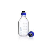 DURAN® HPLC Bottle, GL 45, Clear, with HPLC Screw Cap, 4 Tubing Connectors, Graduated - Bio Lab Consumables - DWK Life Sciences - MSE Supplies