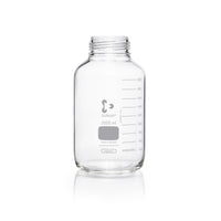 DURAN® GLS 80® Laboratory Bottle, Wide Mouth, Clear, without Screw Cap and Pouring Ring - Bio Lab Consumables - DWK Life Sciences - MSE Supplies