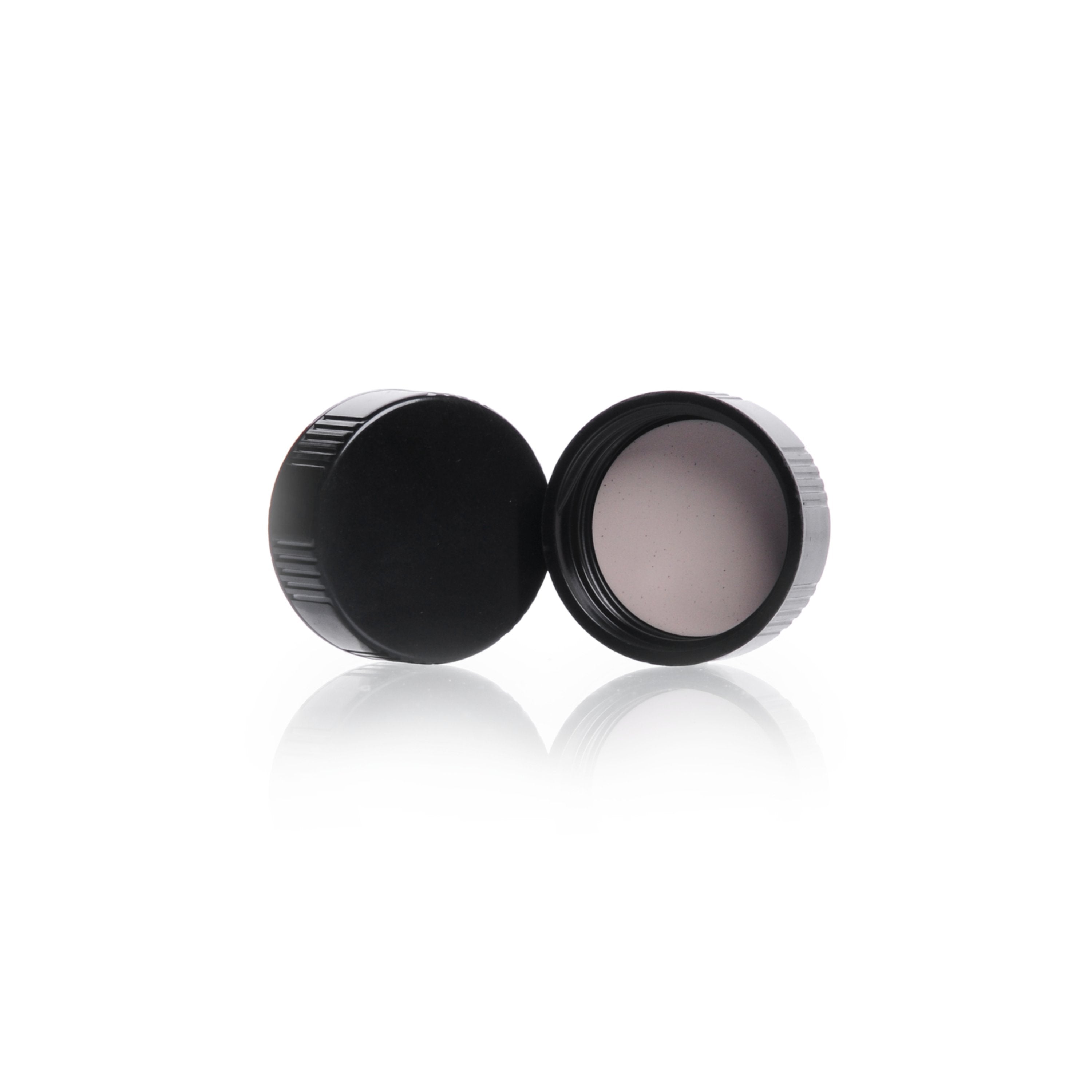 KIMBLE® Black Phenolic Caps, 13mm-33mm, Cemented Rubber Liner - Bio Lab Consumables - DWK Life Sciences - MSE Supplies