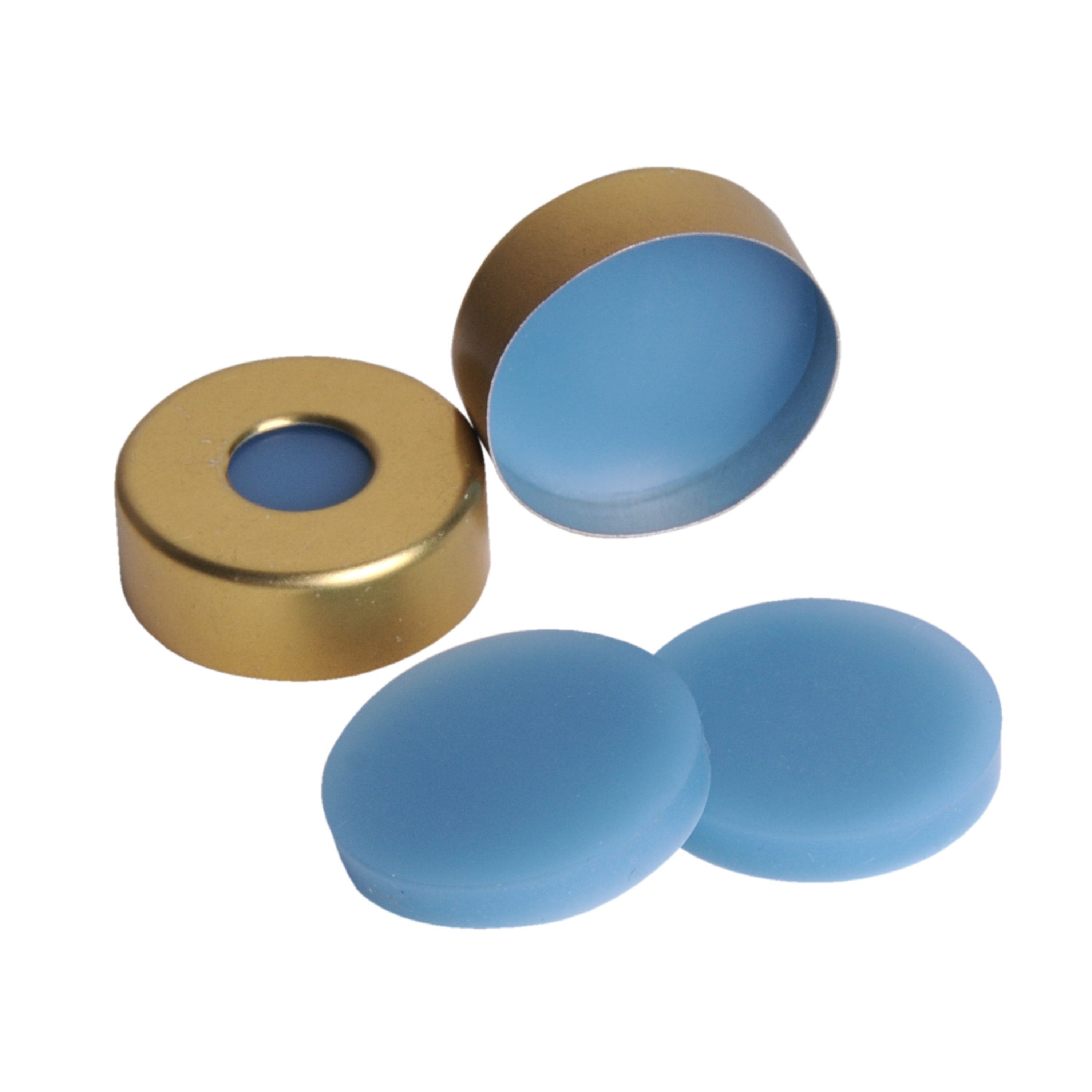 WHEATON® µL MicroLiter® 20 mm Crimp Seal With Septa, Steel Crimp Seals Apron - Bio Lab Consumables - DWK Life Sciences - MSE Supplies
