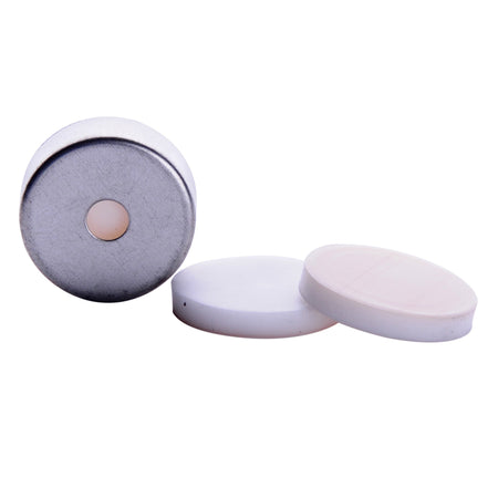 WHEATON® µL MicroLiter® 20 mm Crimp Seal With Septa, Steel Crimp Seals - Bio Lab Consumables - DWK Life Sciences - MSE Supplies