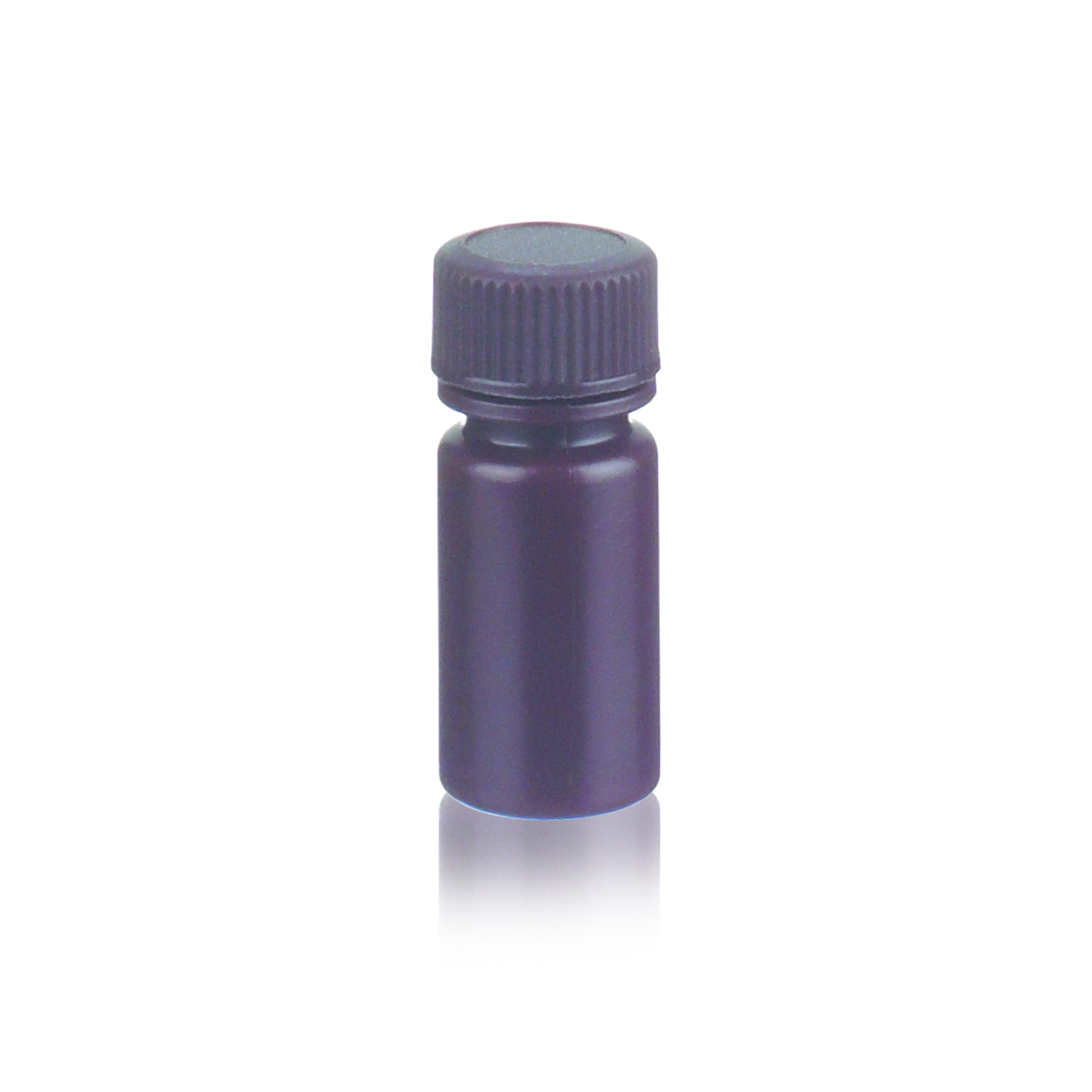 WHEATON® Leak Resistant Bottle, 4mL, Amber, HDPE, 13-425, Leak Proof*