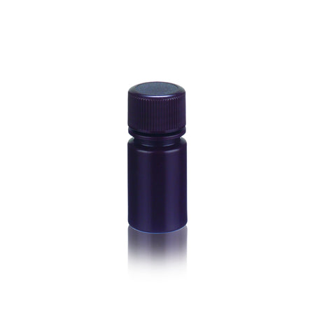 WHEATON® Leak Resistant Bottle, 15mL, Amber, HDPE, 20-410, Leak Proof*