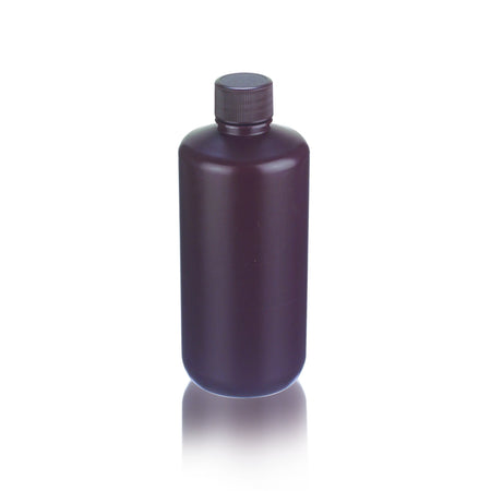 WHEATON® Leak Resistant Bottle, 60mL, Amber, HDPE, 20-410, Leak Proof*