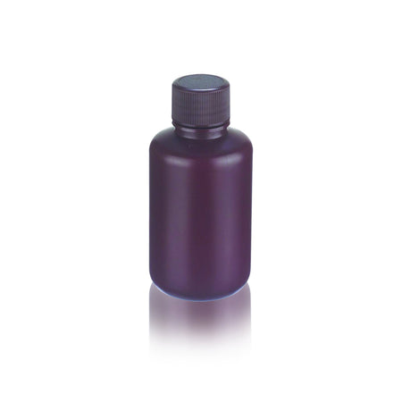 WHEATON® Leak Resistant Bottle, 125mL, Amber, HDPE, 24-410, Leak Proof*