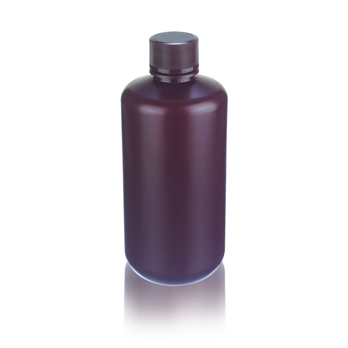 WHEATON® Leak Resistant Bottle, 1000mL, Amber, HDPE, 38-430, Leak Proof*
