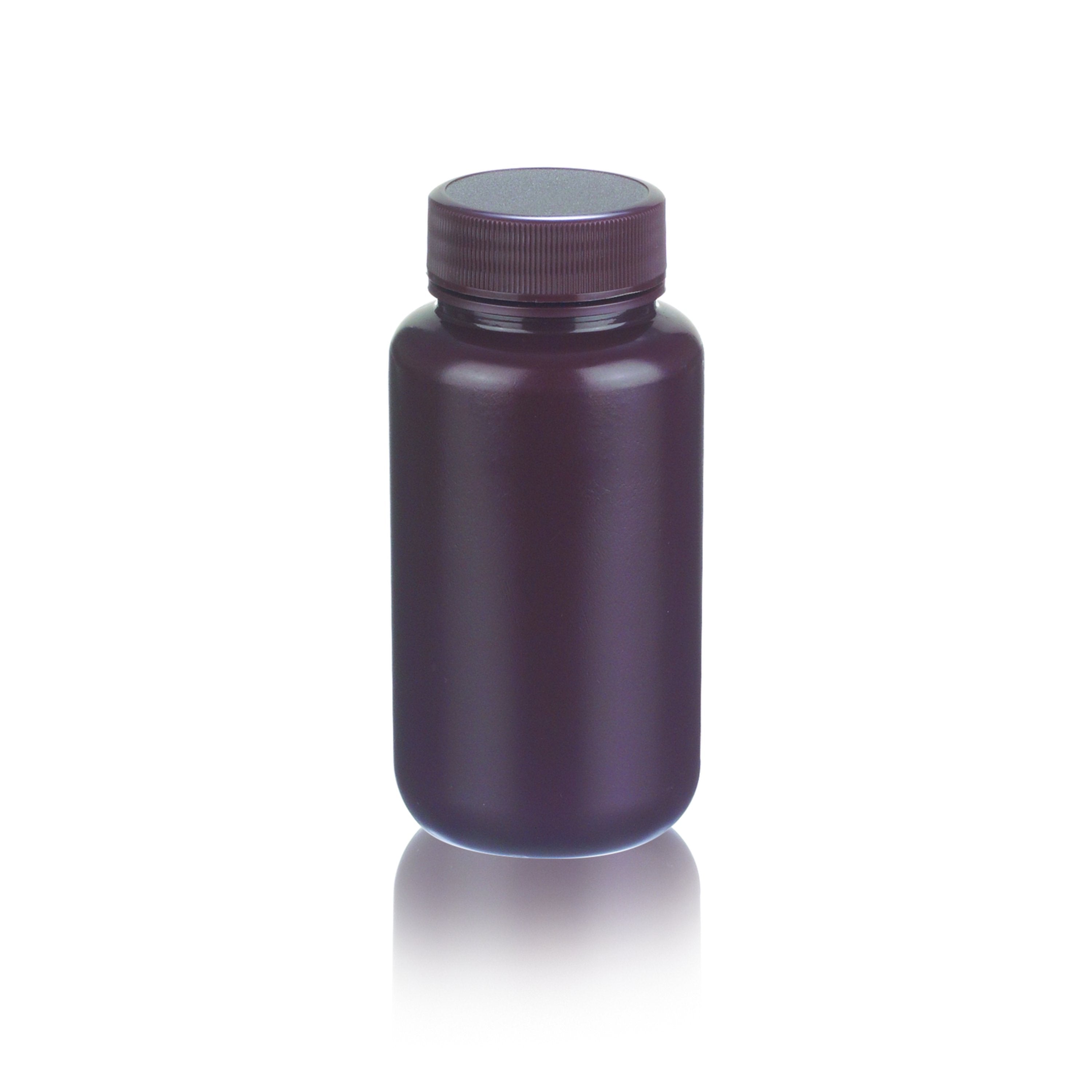 WHEATON® Leak Resistant Bottle, 250mL, Amber, HDPE, 43-410