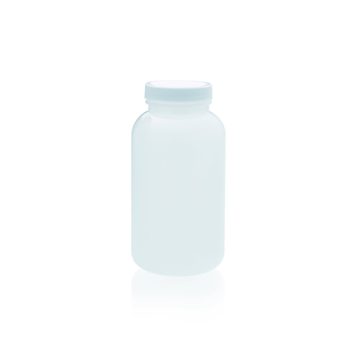 WHEATON® HDPE Wide Mouth Round Packer Bottle, 500 mL