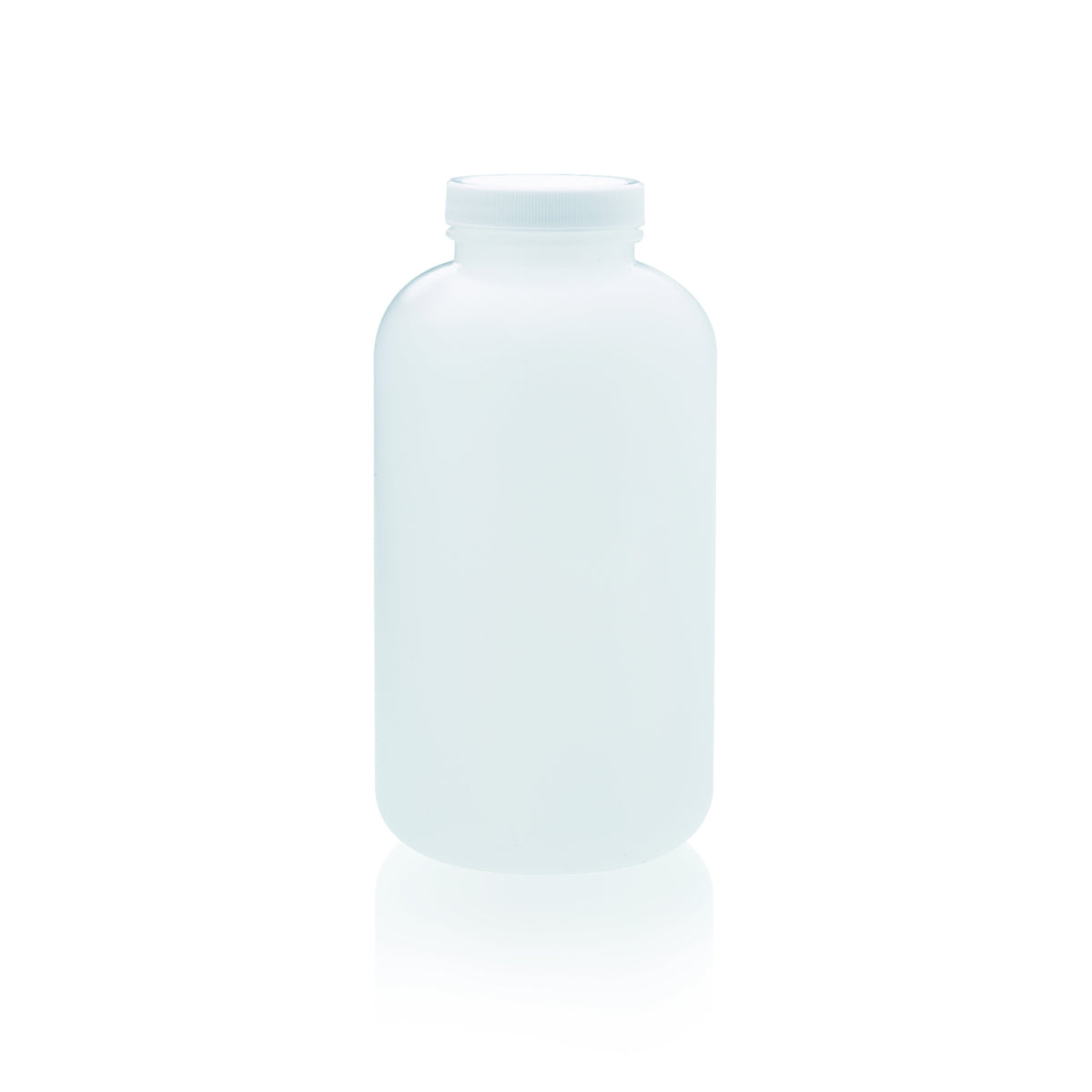 WHEATON® HDPE Wide Mouth Round Packer Bottle, 1000 mL