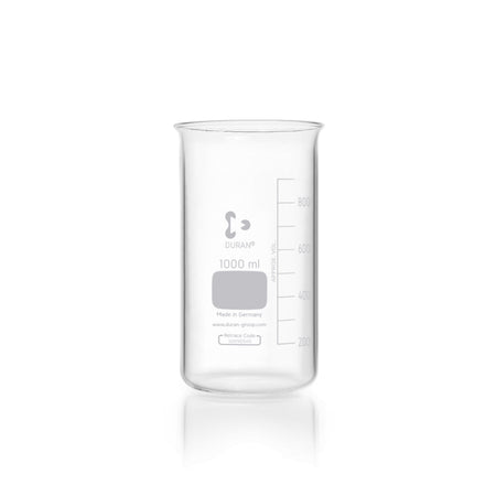 DURAN® Beaker, High Form, Without Spout, 1000 mL - Bio Lab Consumables - DWK Life Sciences - MSE Supplies