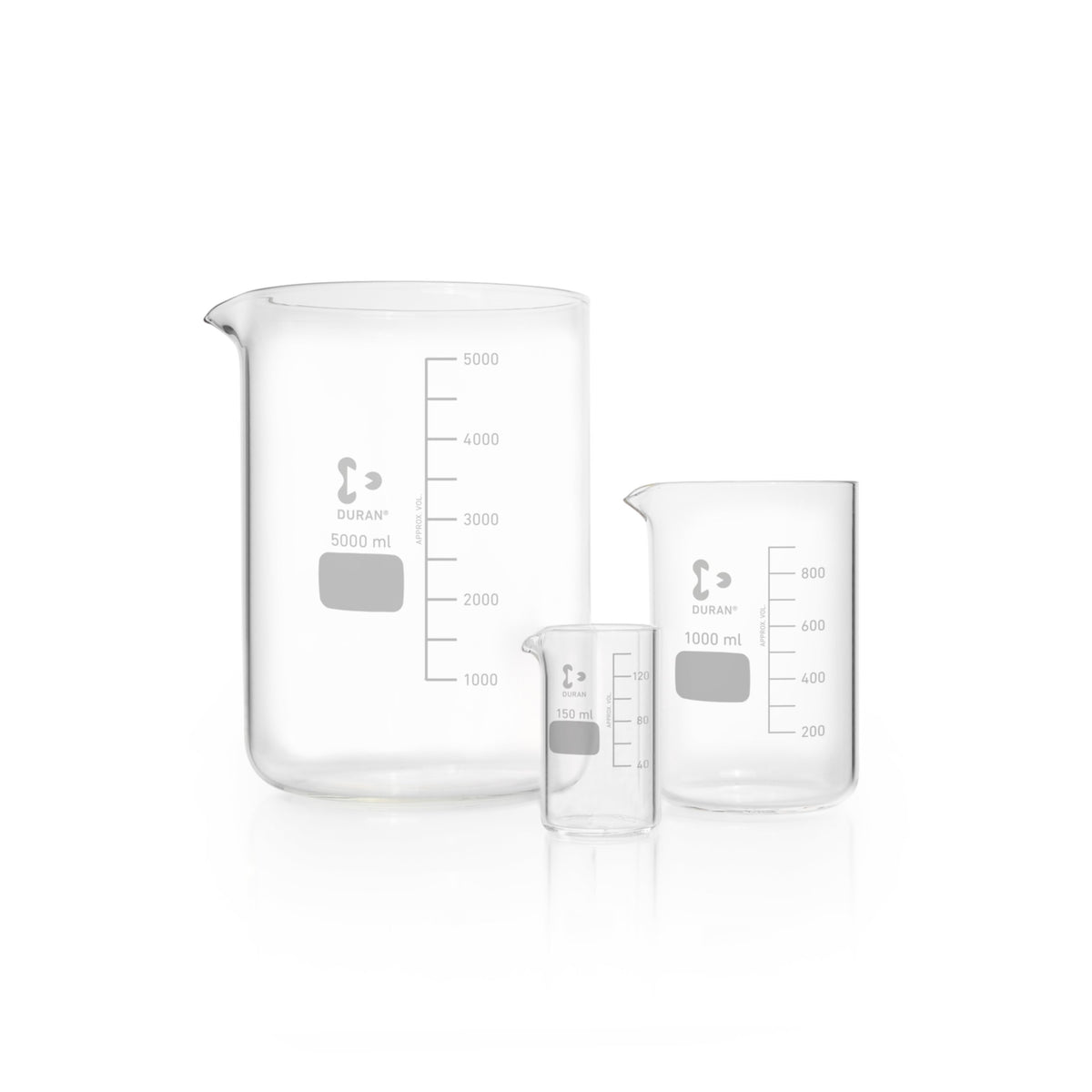 DURAN® Beaker, Heavy-Wall - Bio Lab Consumables - DWK Life Sciences - MSE Supplies
