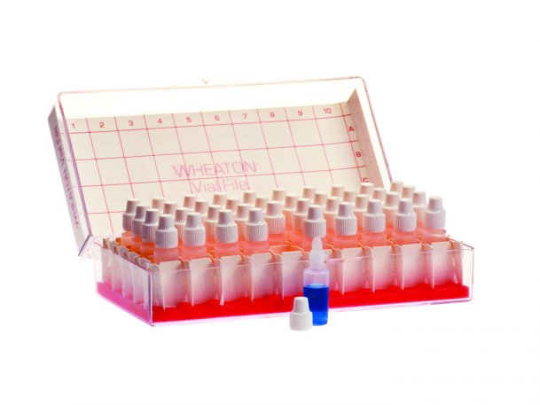 WHEATON® Dropping, Bottle, in Vial File