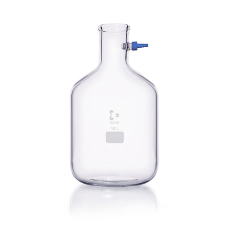 DURAN® Filtering Flask, with KECK™ Hose Connection Assembly Set, Bottle Shape - Bio Lab Consumables - DWK Life Sciences - MSE Supplies