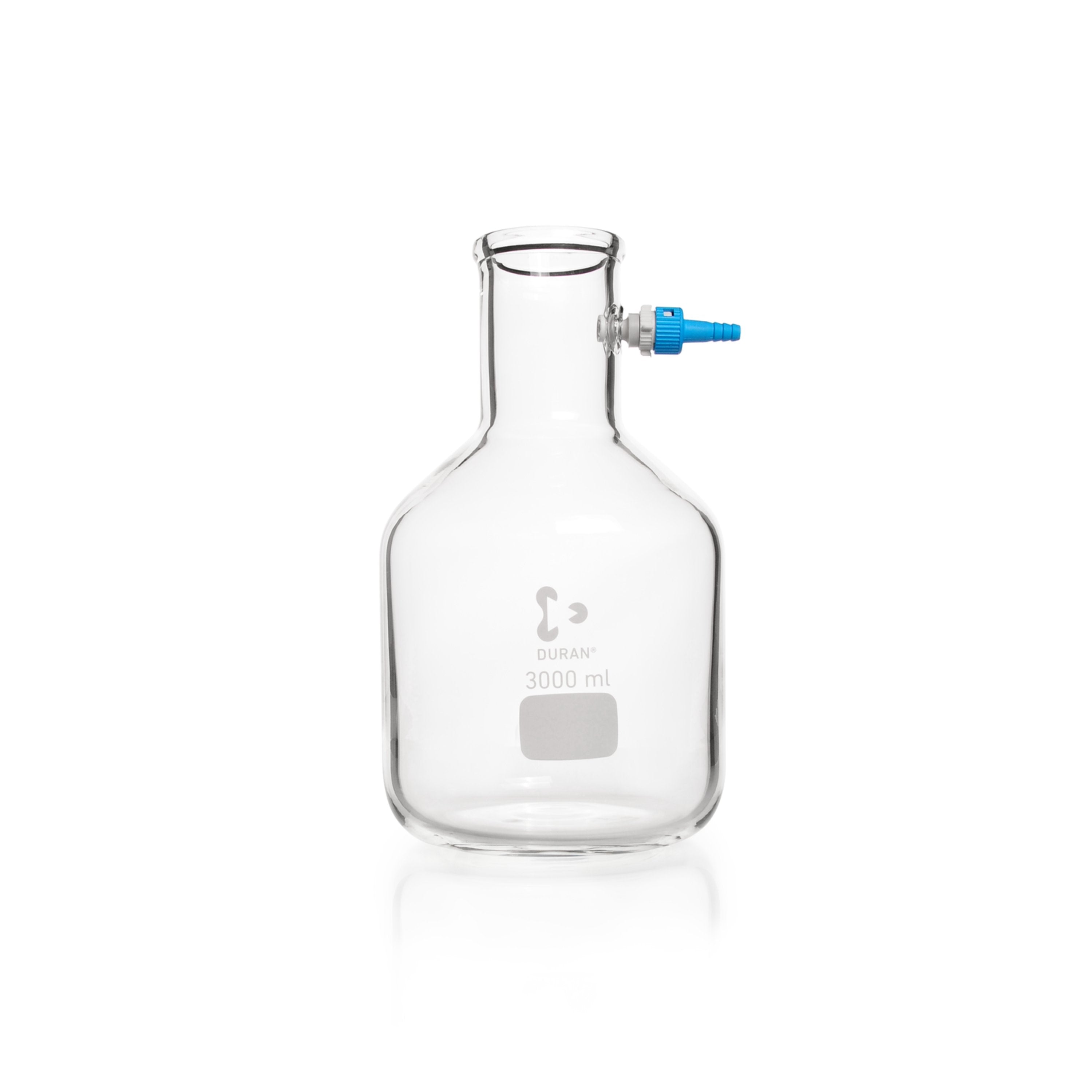 DURAN® Filtering Flask, with KECK™ Hose Connection Assembly Set, Bottle Shape - Bio Lab Consumables - DWK Life Sciences - MSE Supplies