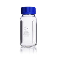 DURAN® GLS 80® Laboratory Bottle, Baffled, Wide Mouth, Clear - Bio Lab Consumables - DWK Life Sciences - MSE Supplies