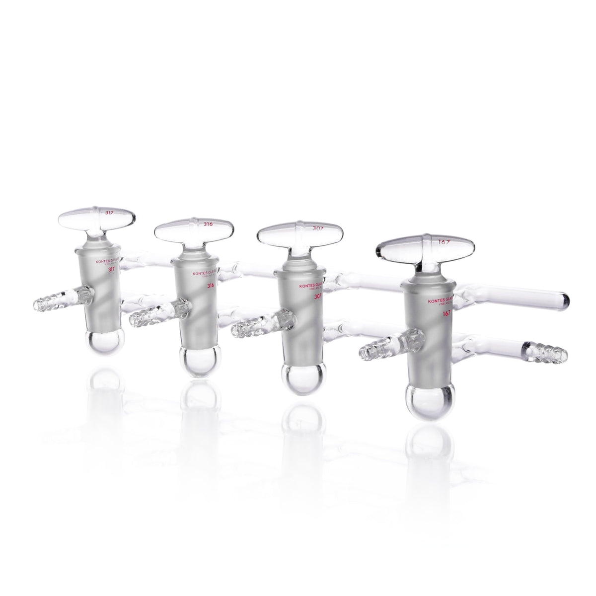 KIMBLE® KONTES® Double Vacuum and Gas Manifold with Vacuum Chambers - Bio Lab Consumables - DWK Life Sciences - MSE Supplies