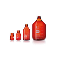 DURAN® Protect GL 45 Laboratory Bottle, Amber, PU Plastic Safety Coated, 10,000 mL - Bio Lab Consumables - DWK Life Sciences - MSE Supplies