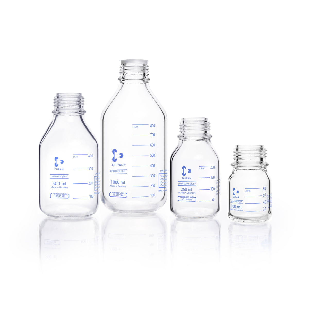 DURAN® Pressure Plus+ GL 45 Laboratory Bottle, Protect+ - Bio Lab Consumables - DWK Life Sciences - MSE Supplies