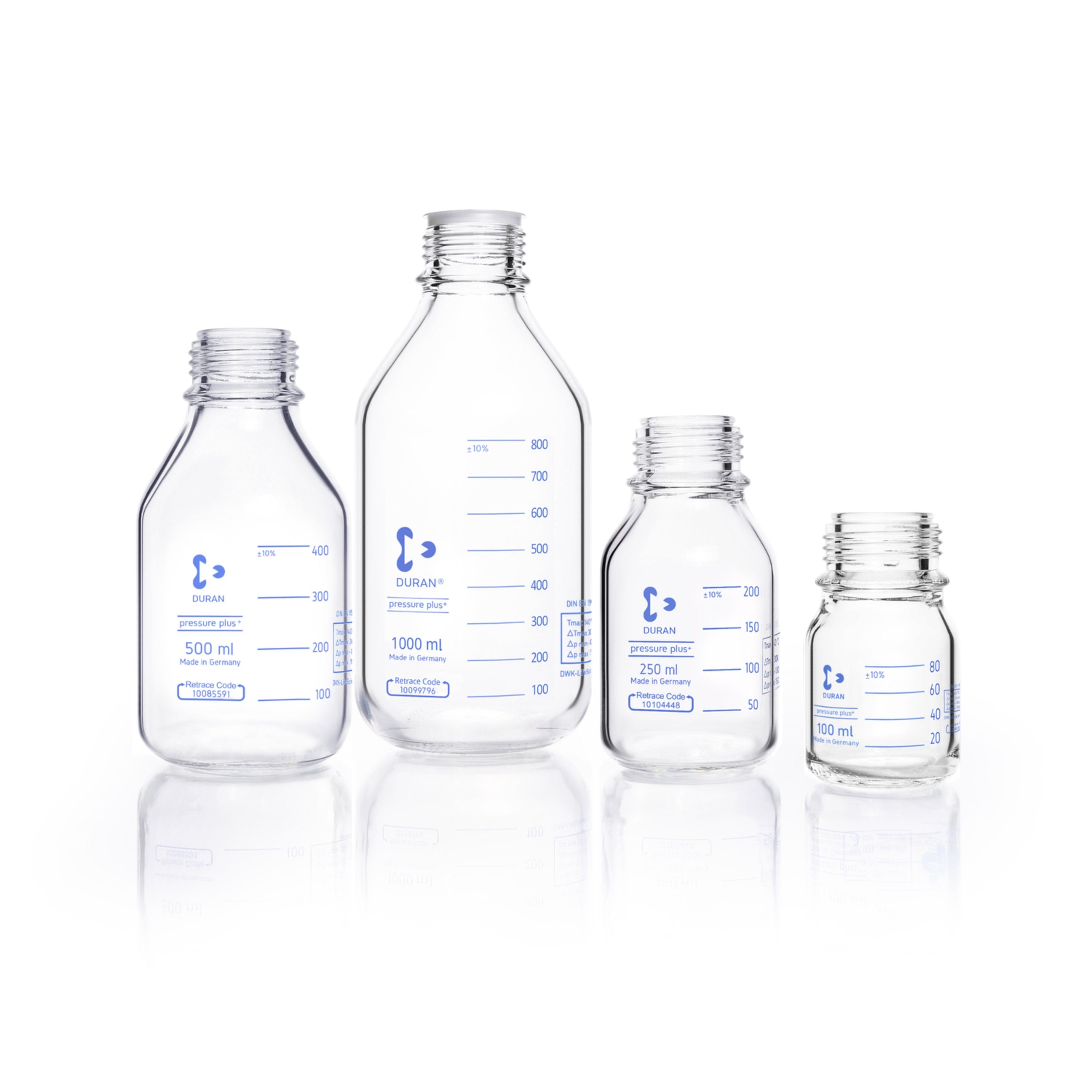 DURAN® Pressure Plus+ GL 45 Laboratory Bottle, Protect+ - Bio Lab Consumables - DWK Life Sciences - MSE Supplies