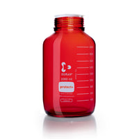 DURAN® Protect+ Laboratory Bottle, Amber, Wide-Mouth - Bio Lab Consumables - DWK Life Sciences - MSE Supplies