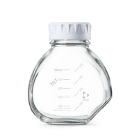 DURAN® TILT GL 56 Media Preparation Bottle (Clear), with Screw Cap (PP, White), 500 mL - Bio Lab Consumables - DWK Life Sciences - MSE Supplies