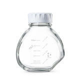 DURAN® TILT GL 56 Media Preparation Bottle (Clear), with Screw Cap (PP, White), 500 mL - Bio Lab Consumables - DWK Life Sciences - MSE Supplies