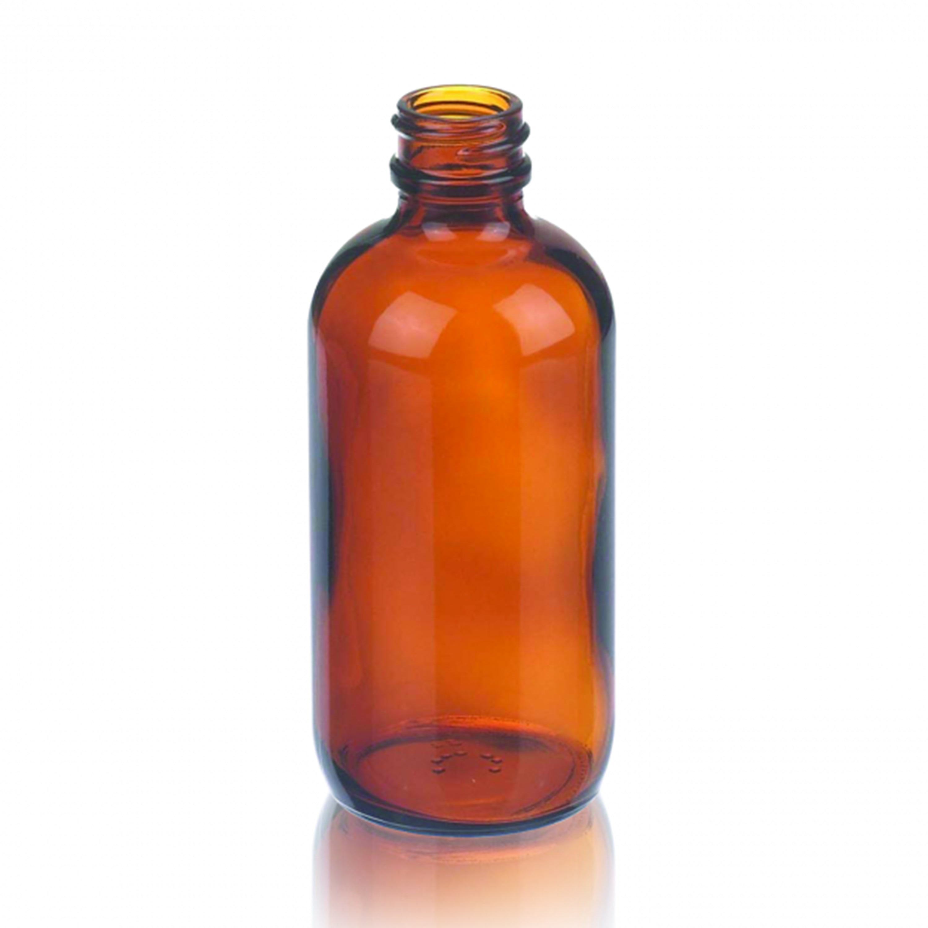 WHEATON® Safety Coated, Boston Round, Amber, Bottle, Capacity 500mL (16oz)