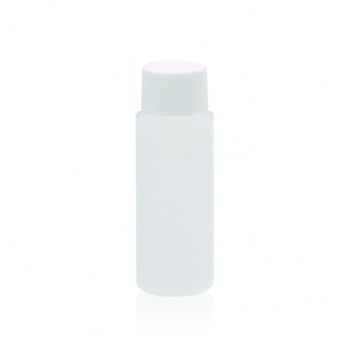 WHEATON® Cylinder Round Bottle, Natural, 30 mL, LDPE Foam, Case of 72